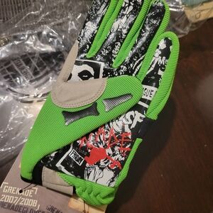 Grenade Green Graphic Men's Gloves